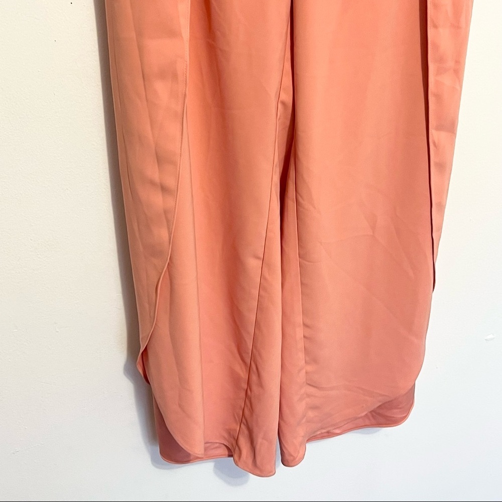 ➕ NWT Cato Coral Orange Light Weigh Wide Leg Pants Womens Plus Size 18/20 - Picture 4 of 11